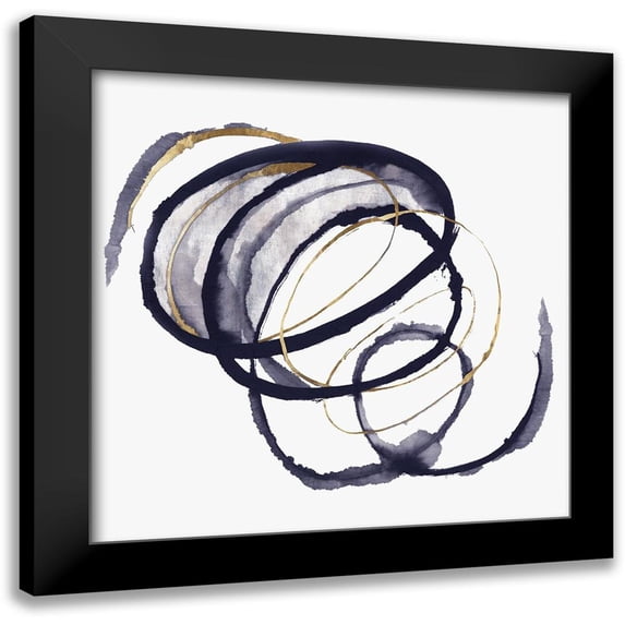 PI Studio 15x15 Black Modern Framed Museum Art Print Titled - Around the World