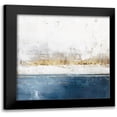 thumbnail image 1 of PI Studio 15x15 Black Modern Framed Museum Art Print Titled - Golden Horizon II, 1 of 5