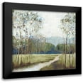 thumbnail image 1 of PI Studio 15x15 Black Modern Framed Museum Art Print Titled - Meadow Path, 1 of 5