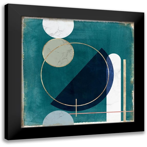 PI Studio 15x15 Black Modern Framed Museum Art Print Titled - Restricted Fragment I