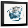 thumbnail image 1 of PI Studio 15x15 Black Modern Framed Museum Art Print Titled - Shapes of Blue I, 1 of 5