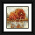 thumbnail image 1 of PI Studio 15x15 Black Ornate Wood Framed with Double Matting Museum Art Print Titled - Friends, 1 of 4