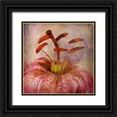 thumbnail image 1 of PI Studio 15x15 Black Ornate Wood Framed with Double Matting Museum Art Print Titled - LOVELY LILY I, 1 of 4