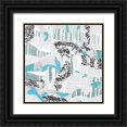 thumbnail image 1 of PI Studio 15x15 Black Ornate Wood Framed with Double Matting Museum Art Print Titled - Ripped Collage, 1 of 4
