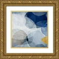 thumbnail image 1 of PI Studio 15x15 Gold Ornate Wood Framed with Double Matting Museum Art Print Titled - Blue Bubbles II, 1 of 4