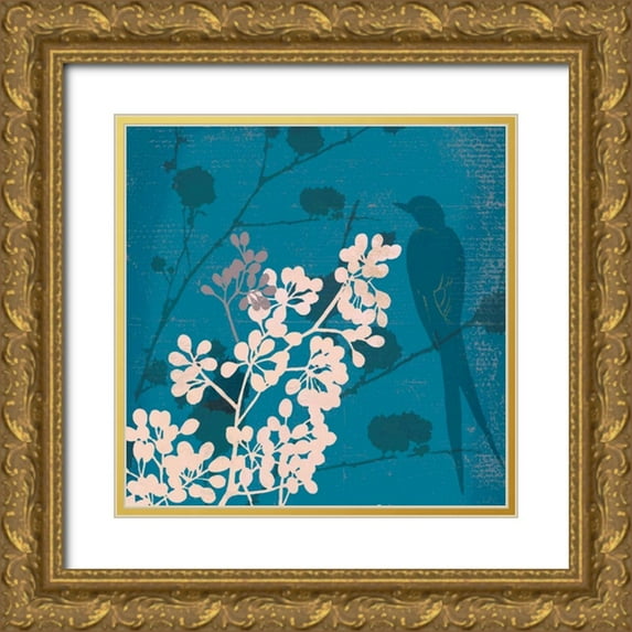 PI Studio 15x15 Gold Ornate Wood Framed with Double Matting Museum Art Print Titled - I See I