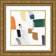 thumbnail image 1 of PI Studio  15x15 Gold Ornate Wood Framed with Double Matting Museum Art Print Titled - Reflecting Love I, 1 of 4