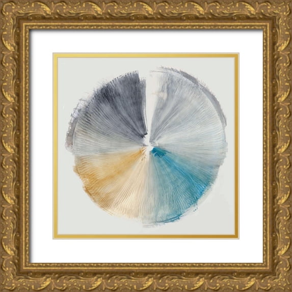 PI Studio 15x15 Gold Ornate Wood Framed with Double Matting Museum Art Print Titled - Rules Of Nature I