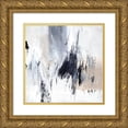thumbnail image 1 of PI Studio 15x15 Gold Ornate Wood Framed with Double Matting Museum Art Print Titled - Scribble II, 1 of 4