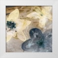 thumbnail image 1 of PI Studio 15x15 White Modern Wood Framed Museum Art Print Titled - Ink Drip Floral I, 1 of 4