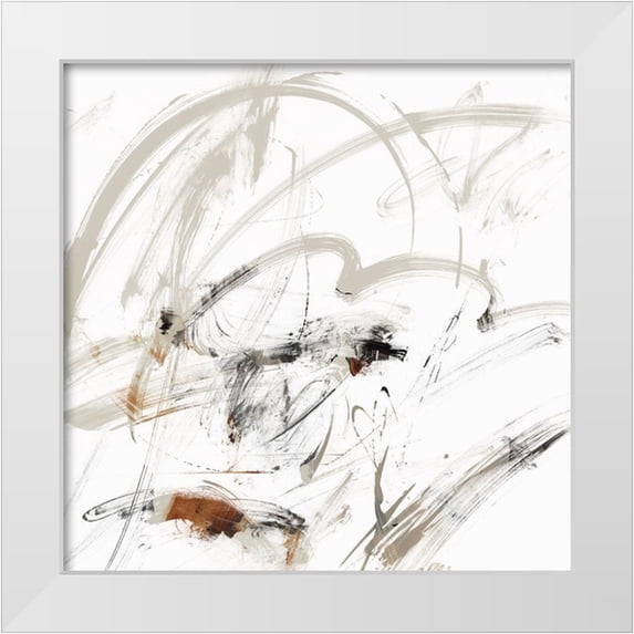PI Studio 15x15 White Modern Wood Framed Museum Art Print Titled - The Space Between Us I