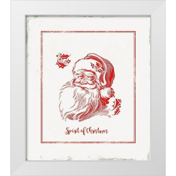 PI Studio 15x17 White Modern Wood Framed Museum Art Print Titled - Believe in Christmas