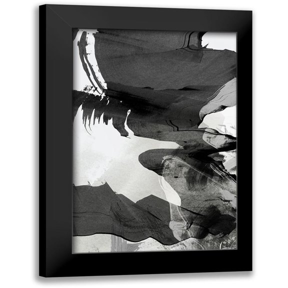 PI Studio 17x24 Black Modern Framed Museum Art Print Titled - Warped II