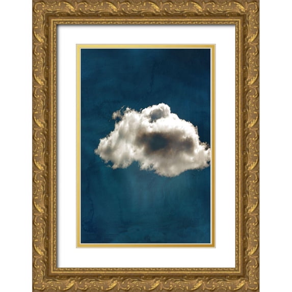 PI Studio 17x24 Gold Ornate Wood Framed with Double Matting Museum Art Print Titled - Cloudy Chance II