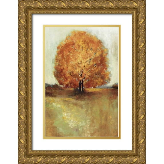 PI Studio 17x24 Gold Ornate Wood Framed with Double Matting Museum Art Print Titled - Field of Dreams Panel