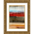thumbnail image 1 of PI Studio 17x24 Gold Ornate Wood Framed with Double Matting Museum Art Print Titled - Tribal Colour Wash I, 1 of 4