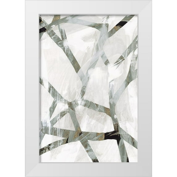 PI Studio 17x24 White Modern Wood Framed Museum Art Print Titled - Interconnect I