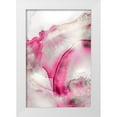 thumbnail image 1 of PI Studio  17x24 White Modern Wood Framed Museum Art Print Titled - Mint Bubbles II Blush Version, 1 of 4