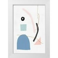 thumbnail image 1 of PI Studio  17x24 White Modern Wood Framed Museum Art Print Titled - Precision II Blush Version, 1 of 4