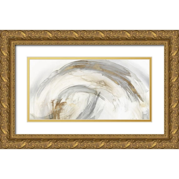 PI Studio 18x11 Gold Ornate Wood Framed with Double Matting Museum Art Print Titled - Circle of Life II