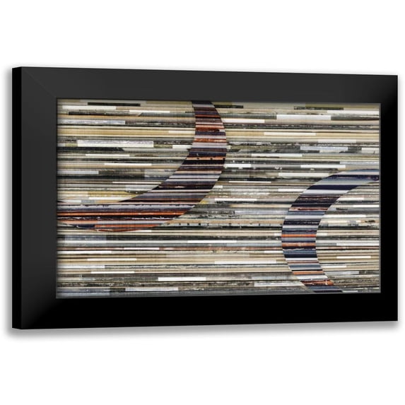 PI Studio 18x13 Black Modern Framed Museum Art Print Titled - Serendipity II