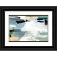 thumbnail image 1 of PI Studio  18x13 Black Ornate Wood Framed with Double Matting Museum Art Print Titled - Brush Formation II, 1 of 4