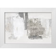 thumbnail image 1 of PI Studio 18x13 White Modern Wood Framed Museum Art Print Titled - Silver Slate, 1 of 4