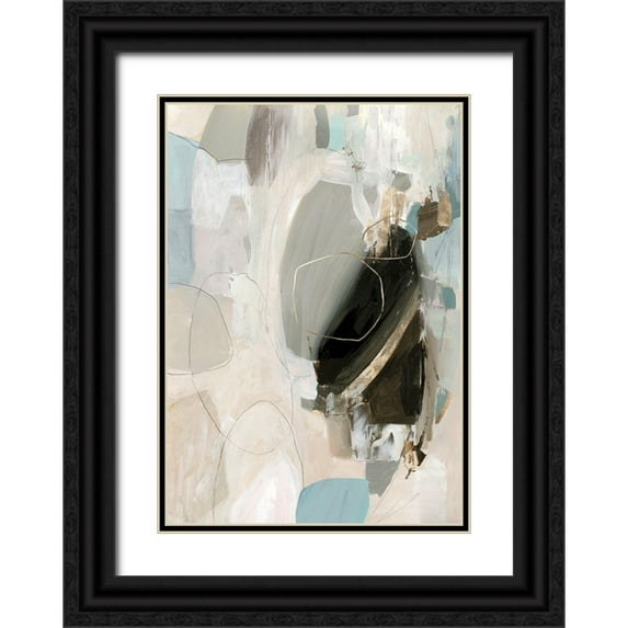PI Studio 18x24 Black Ornate Wood Framed with Double Matting Museum Art Print Titled - Gleamed