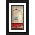thumbnail image 1 of PI Studio 18x32 Black Ornate Wood Framed with Double Matting Museum Art Print Titled - Twitter Panel I, 1 of 4