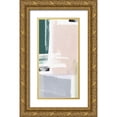 thumbnail image 1 of PI Studio 18x32 Gold Ornate Wood Framed with Double Matting Museum Art Print Titled - Ash and Silk I, 1 of 4