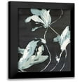 thumbnail image 1 of PI Studio 19x24 Black Modern Framed Museum Art Print Titled - Blue Flora I, 1 of 5