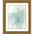 thumbnail image 1 of PI Studio  19x24 Gold Ornate Wood Framed with Double Matting Museum Art Print Titled - Follow Green I, 1 of 4