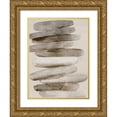 thumbnail image 1 of PI Studio 19x24 Gold Ornate Wood Framed with Double Matting Museum Art Print Titled - Stacked Rocks I, 1 of 4