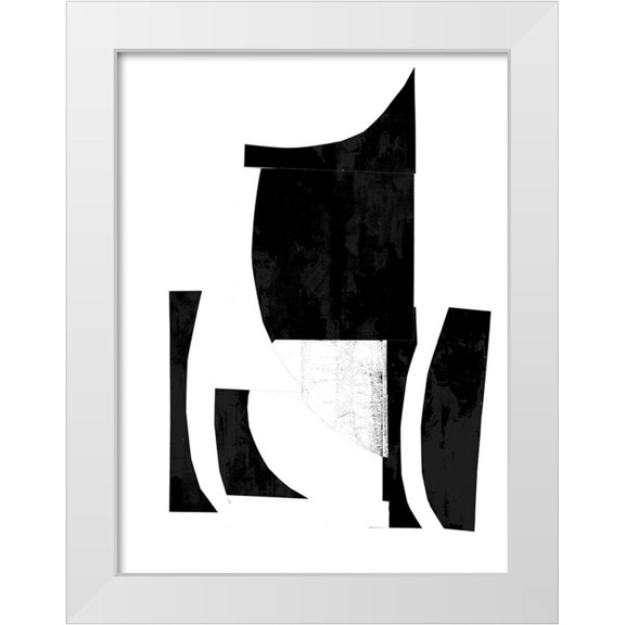 PI Studio 19x24 White Modern Wood Framed Museum Art Print Titled - Slashed I