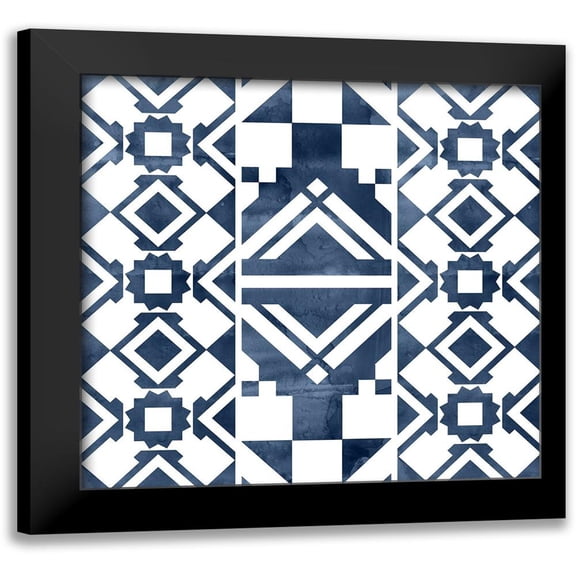 PI Studio 20x20 Black Modern Framed Museum Art Print Titled - Geo Set