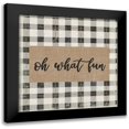 thumbnail image 1 of PI Studio 20x20 Black Modern Framed Museum Art Print Titled - Oh, What Fun, 1 of 5