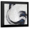 thumbnail image 1 of PI Studio 20x20 Black Modern Framed Museum Art Print Titled - Stroke I, 1 of 5