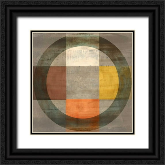 PI Studio 20x20 Black Ornate Wood Framed with Double Matting Museum Art Print Titled - Helios I