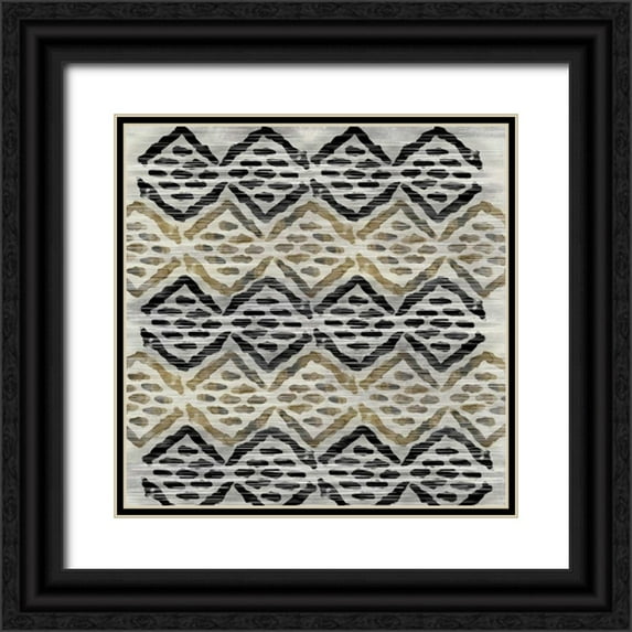 PI Studio 20x20 Black Ornate Wood Framed with Double Matting Museum Art Print Titled - Loft II