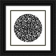 thumbnail image 1 of PI Studio 20x20 Black Ornate Wood Framed with Double Matting Museum Art Print Titled - Medallion I, 1 of 4
