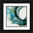 thumbnail image 1 of PI Studio 20x20 Black Ornate Wood Framed with Double Matting Museum Art Print Titled - Round of Splash I, 1 of 4
