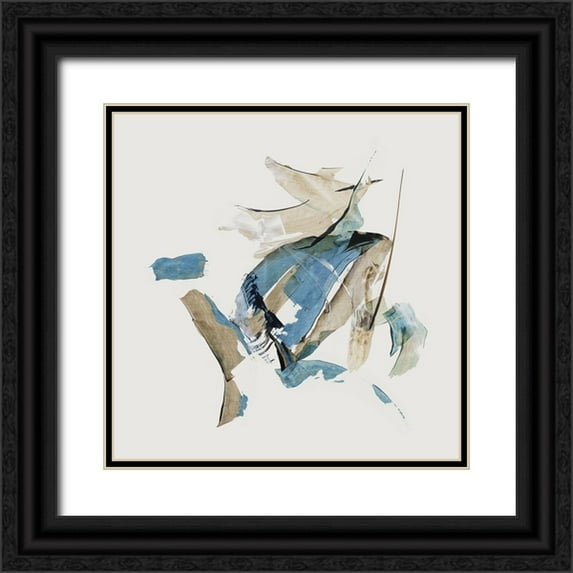 PI Studio 20x20 Black Ornate Wood Framed with Double Matting Museum Art Print Titled - The Earth Has Care II