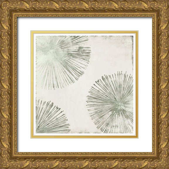 PI Studio 20x20 Gold Ornate Wood Framed with Double Matting Museum Art Print Titled - Gold Star I Custom Version