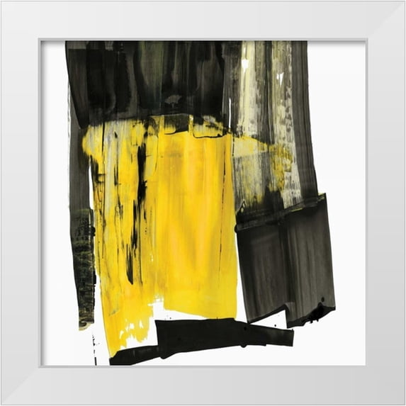 PI Studio 20x20 White Modern Wood Framed Museum Art Print Titled - Hive II