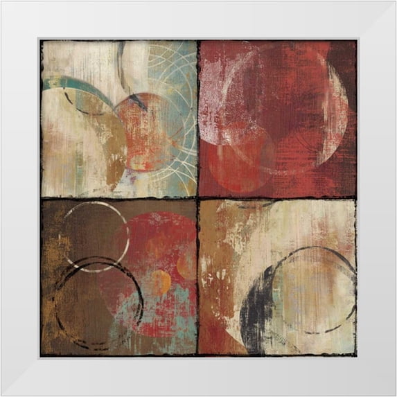 PI Studio 20x20 White Modern Wood Framed Museum Art Print Titled - Luster II