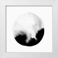 thumbnail image 1 of PI Studio  20x20 White Modern Wood Framed Museum Art Print Titled - New Moon I, 1 of 4