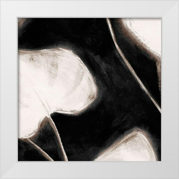 PI Studio 20x20 White Modern Wood Framed Museum Art Print Titled - White Tropical I