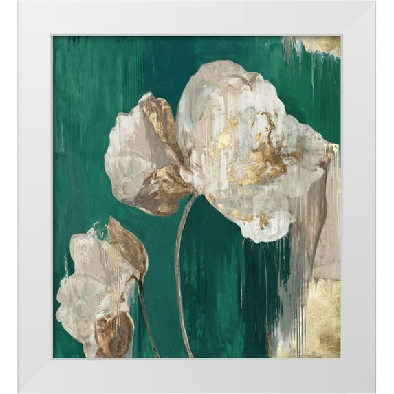 PI Studio 20x22 White Modern Wood Framed Museum Art Print Titled - Golden Tulip