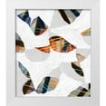 thumbnail image 1 of PI Studio 20x23 White Modern Wood Framed Museum Art Print Titled - Cube Leaves II, 1 of 4