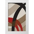 thumbnail image 1 of PI Studio 21x32 White Modern Wood Framed Museum Art Print Titled - Loose I, 1 of 4